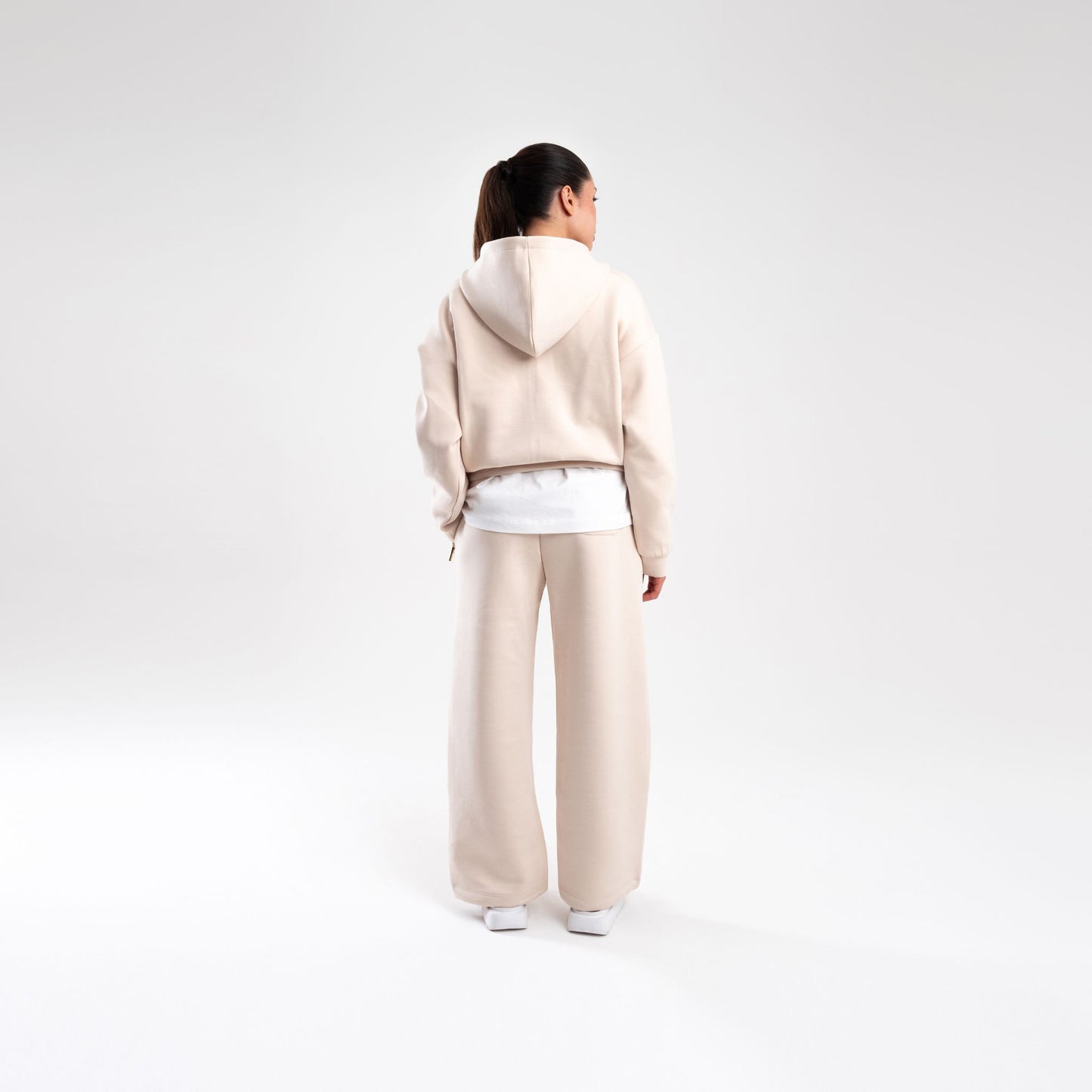 CREAM SCUBA STRAIGHT LEG JOGGER