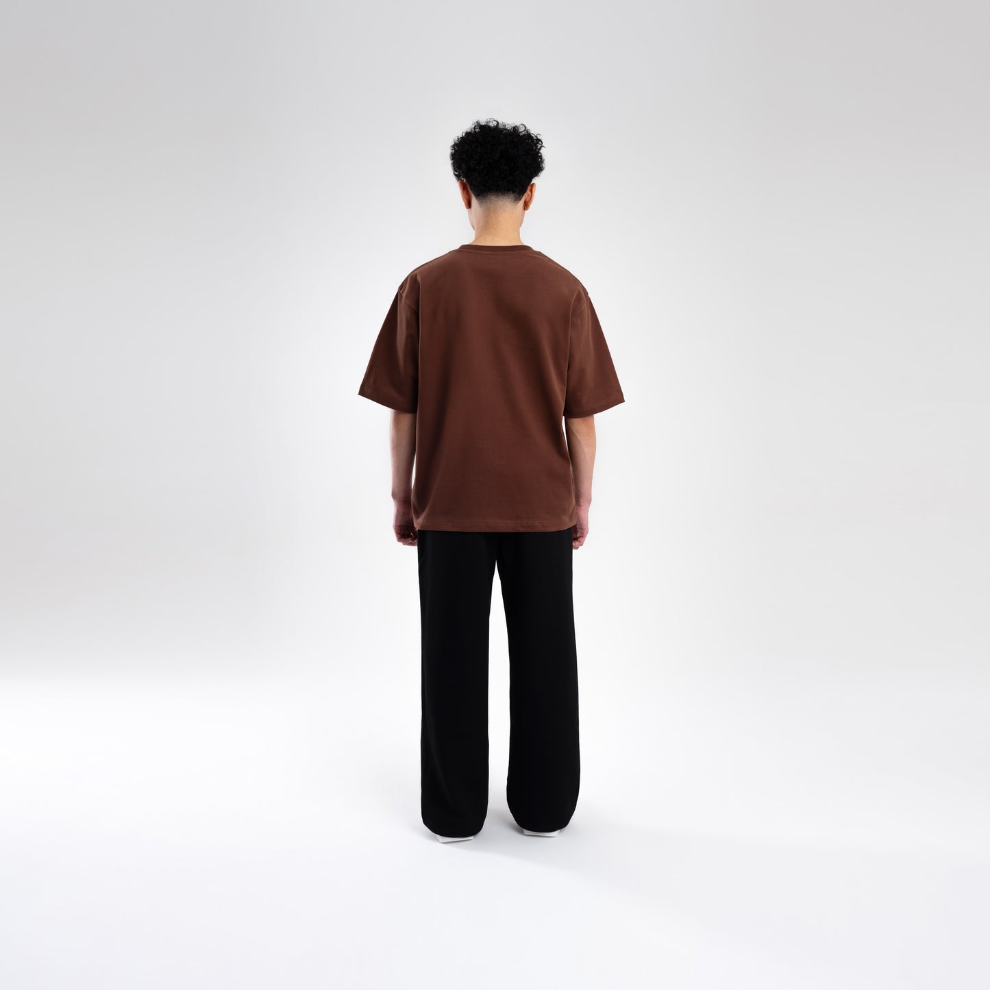 BROWN BOXY HEAVYWEIGHT T-SHIRT
