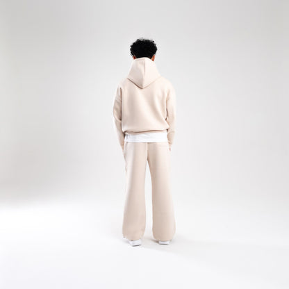 CREAM SCUBA BOXY PULLOVER HOODIE