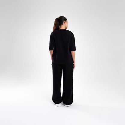 BLACK BOXY HEAVYWEIGHT T-SHIRT
