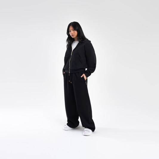 BLACK SCUBA STRAIGHT LEG JOGGER
