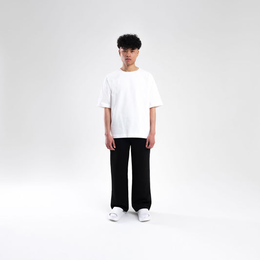 WHITE OVERSIZE HEAVWEIGHT T-SHIRT