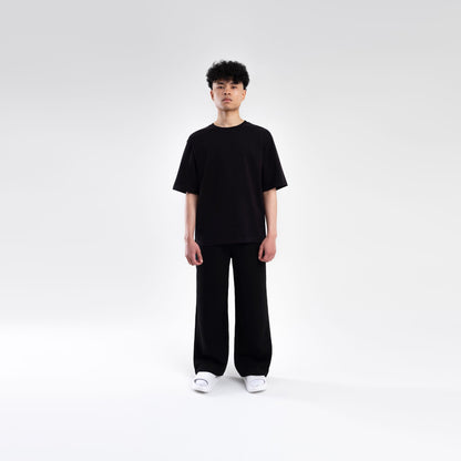 BLACK OVERSIZE HEAVWEIGHT T-SHIRT