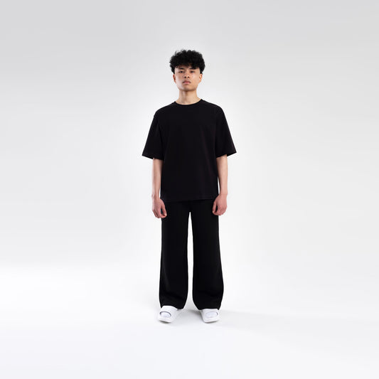 BLACK OVERSIZE HEAVWEIGHT T-SHIRT