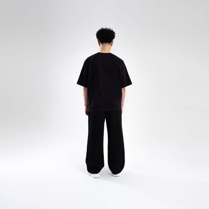 BLACK OVERSIZE HEAVWEIGHT T-SHIRT