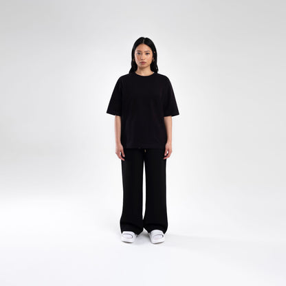 BLACK OVERSIZE HEAVWEIGHT T-SHIRT